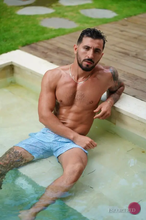 Bayram, Brazilian male escort in Bangkok
